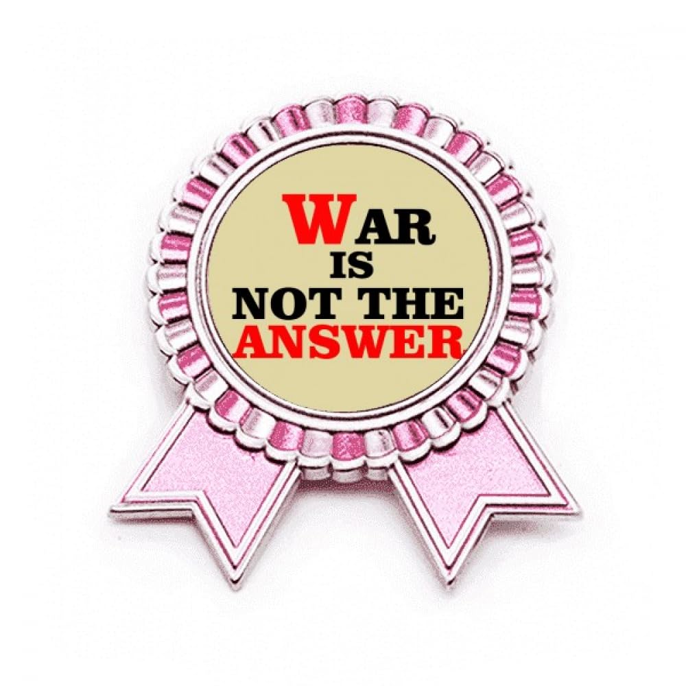 Broche War Is Not the Answer médaille de paix en métal M haute résistance - 4