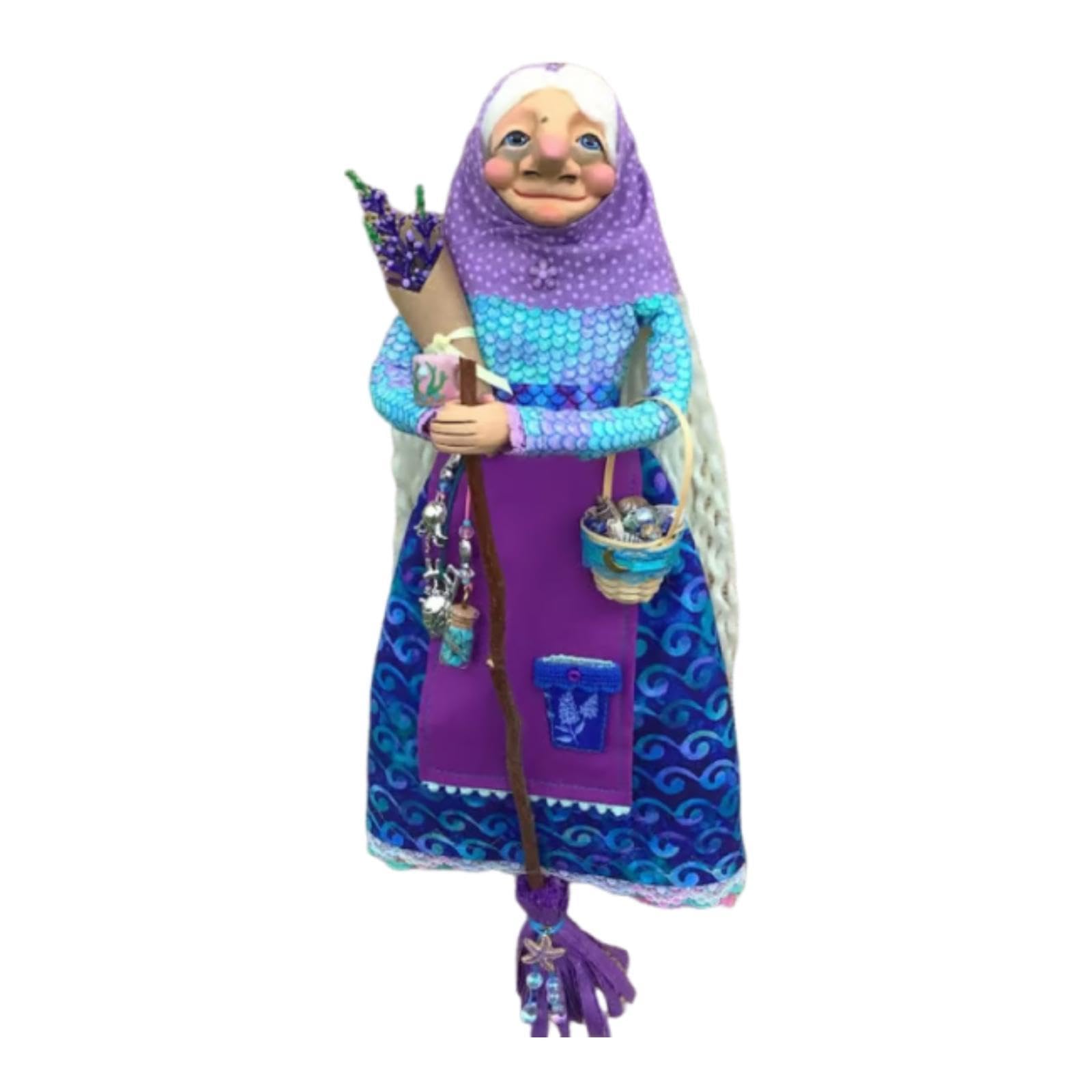 CALANDIS™ Kitchen Witch Doll Small Lightweight Cooking Figure for Cafe Party Halloween Style D-image-26