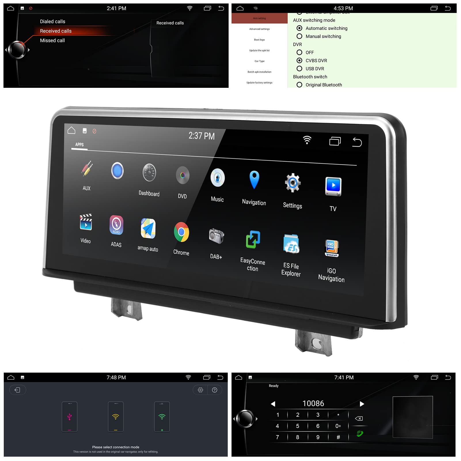 Amazon | カーナビ、タッチスクリーン HD Play カー マルチメディア