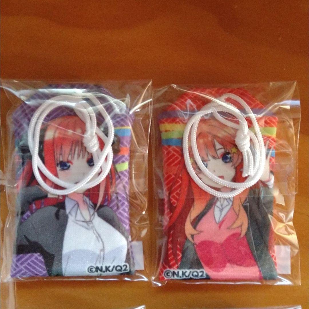 Amazon.co.jp: 五等分の花嫁 御朱印帳 お守り5人分セット（身延