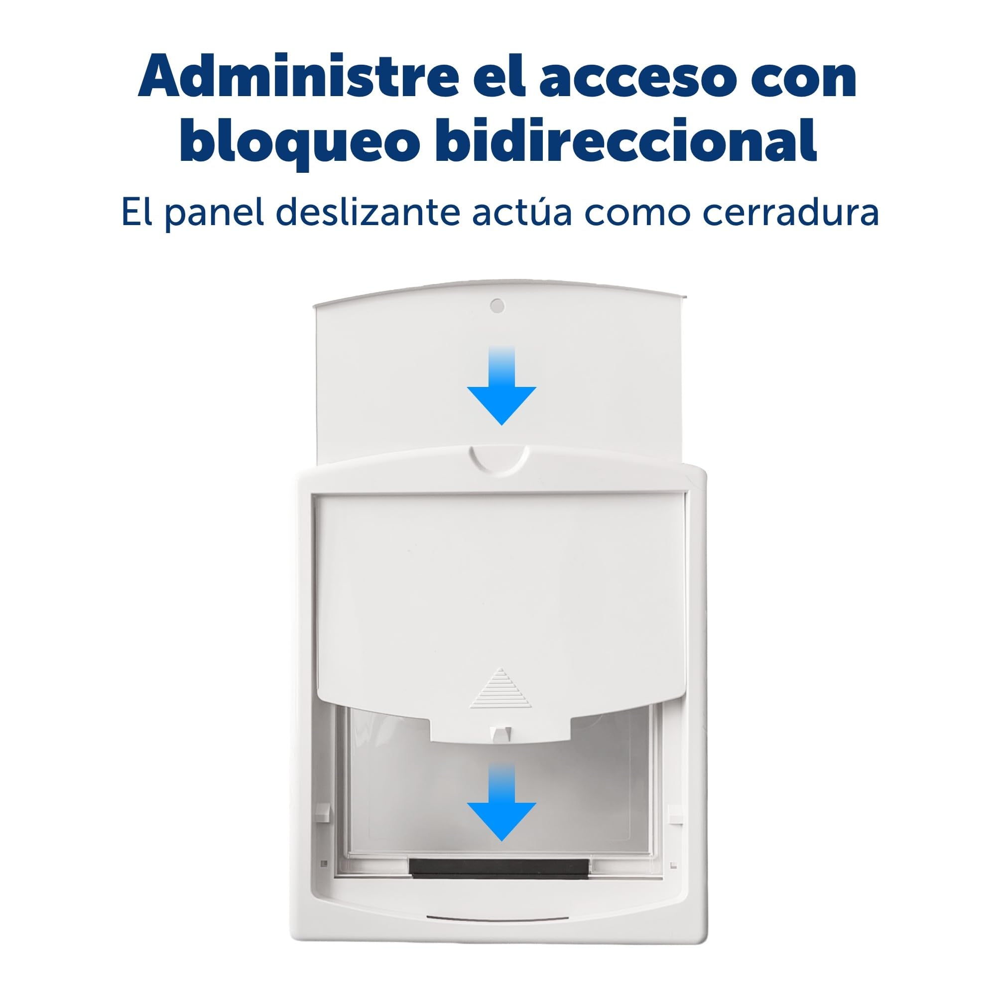 Puerta para Mascotas Original con 2 Posiciones Staywell, Mediana, Blanca