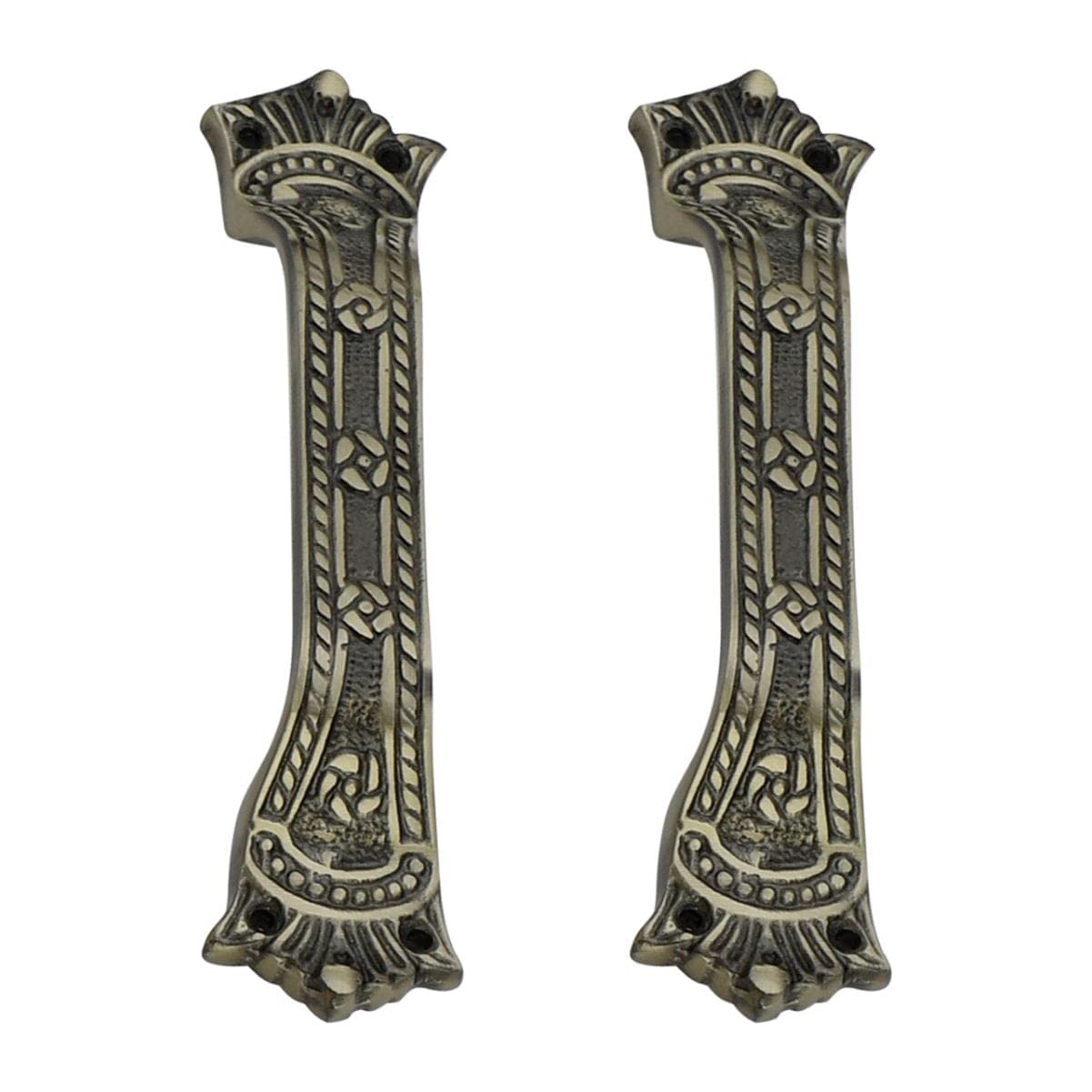 Peppa™ Antique Brass Finish Door/Cabinet/Wardrobe Handle for Home Decor 6 Inches Maharaja (Pack of 2) (B09JDCGMW7) Amazon Price History, Amazon Price Tracker