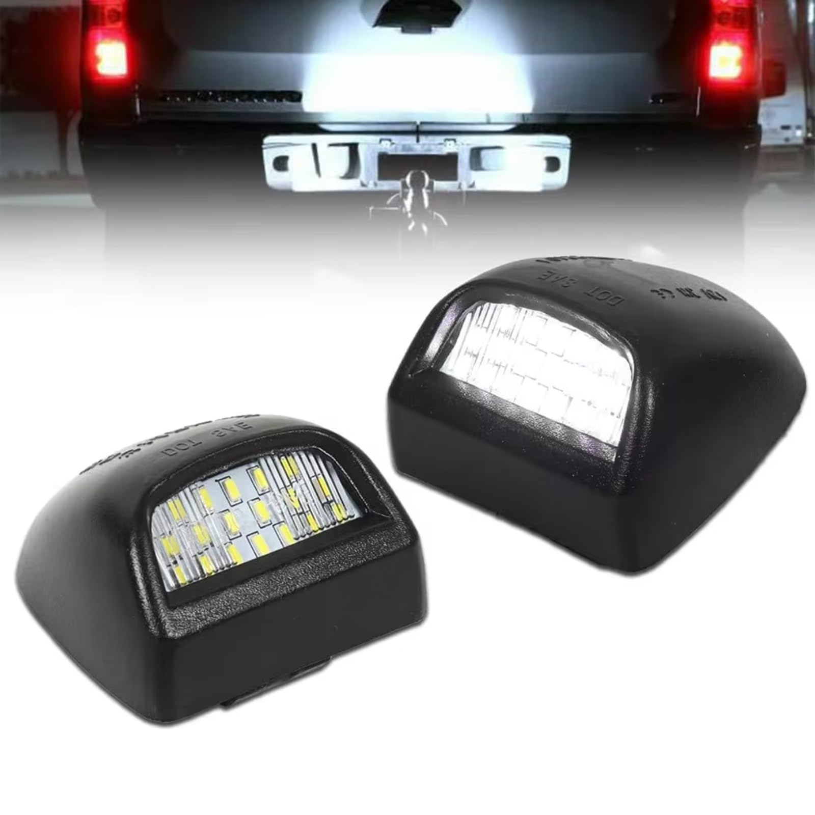 Compatibile Con Cadillac Per Escalade ESV EXT Kit Luce Targa Auto OEM:52016718 15805196 22794700 luci targa