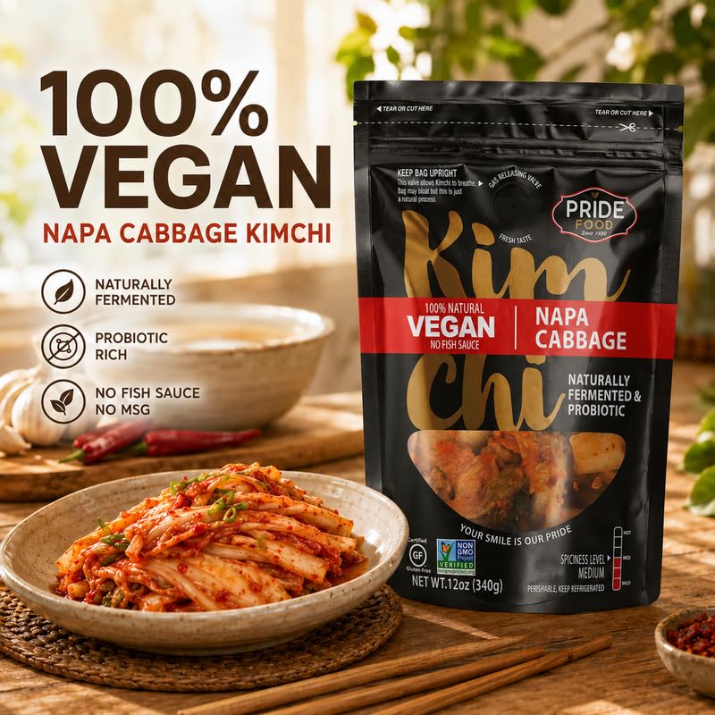 Image of BINGGRE 3 VEGAN NAPA CABBAGE KIMCHI 12OZ FRESH KOREAN KIMCHEE IN KIM CHI kimichi 김치 MOTHER MILD CHEE TEMPEH DAIKON PICKLES WHITE RADISH TWINS JONGGA RAMEN ORGANIC NAPPA LAWS MAMA