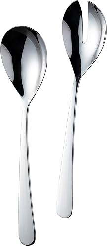 Royal van Kempen & Begeer Royal - Juego de servir (2 piezas) cuchara de ensalada + tenedor, 2 piezas, acabado de espejo