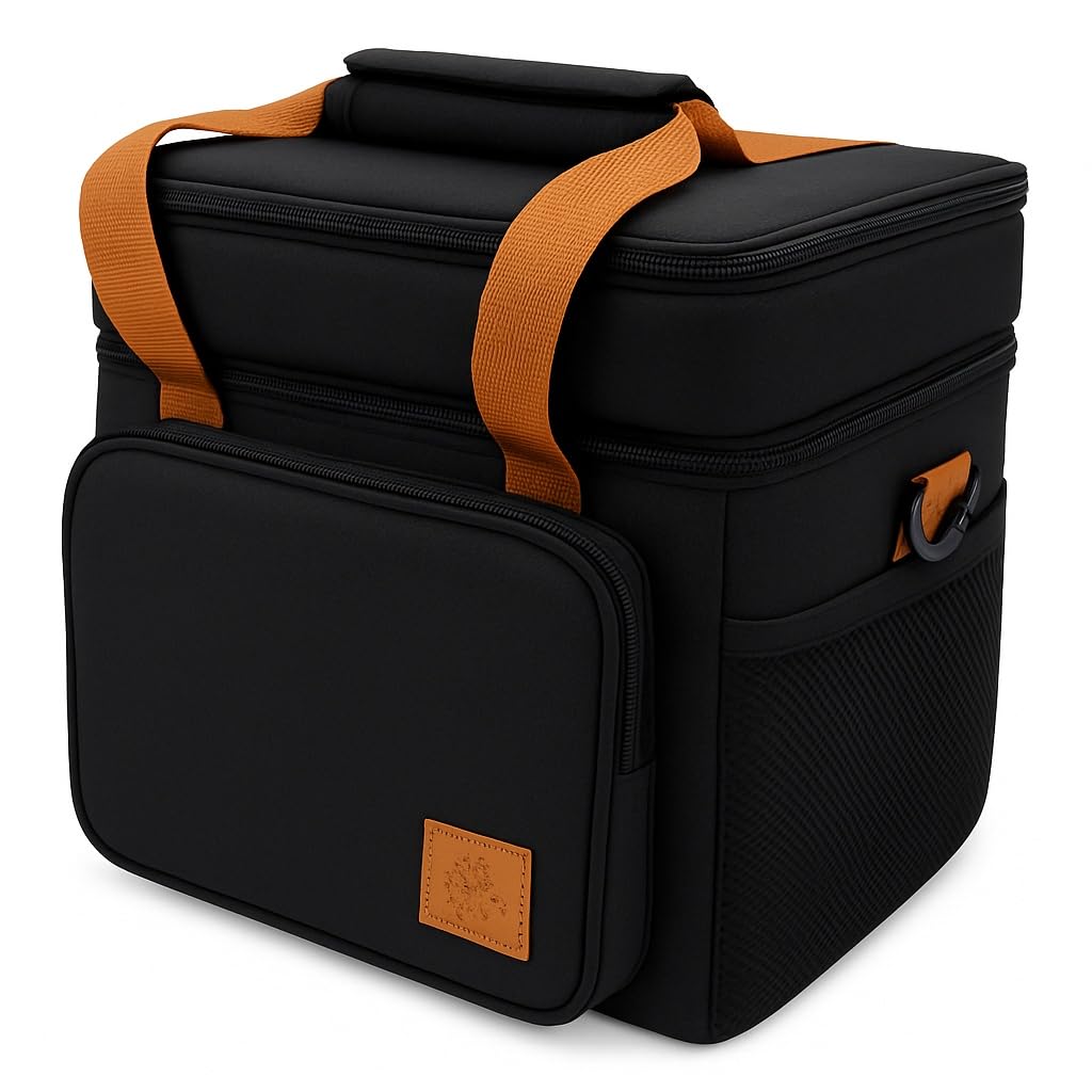 Freezevik - Lunch Bag for men - Mens Lunchbox for work - Insulated Lunch Bag - Cooler Lunch Box - Men lunch bags for work - Mens Lunch Box - Lunchbox