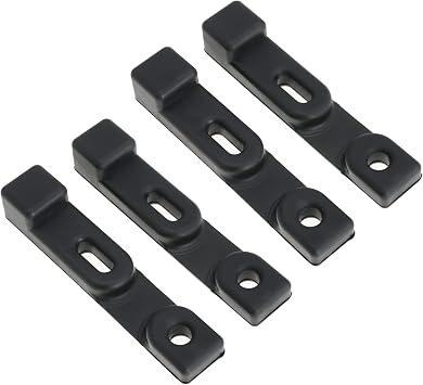 Hopper Latch Strap for John Deere Mower D100 E100 F910 G100 L100 X125 Z245 LA165 LA100 Replace M72426 AM100842 M87990 (Pack of 4)