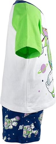 Miniatura 6 de Disney Pixar Cars Mickey Mouse King Toy Story Buzz Lightyear - Conjunto de camiseta gráfica y pantalones cortos de rizo francés