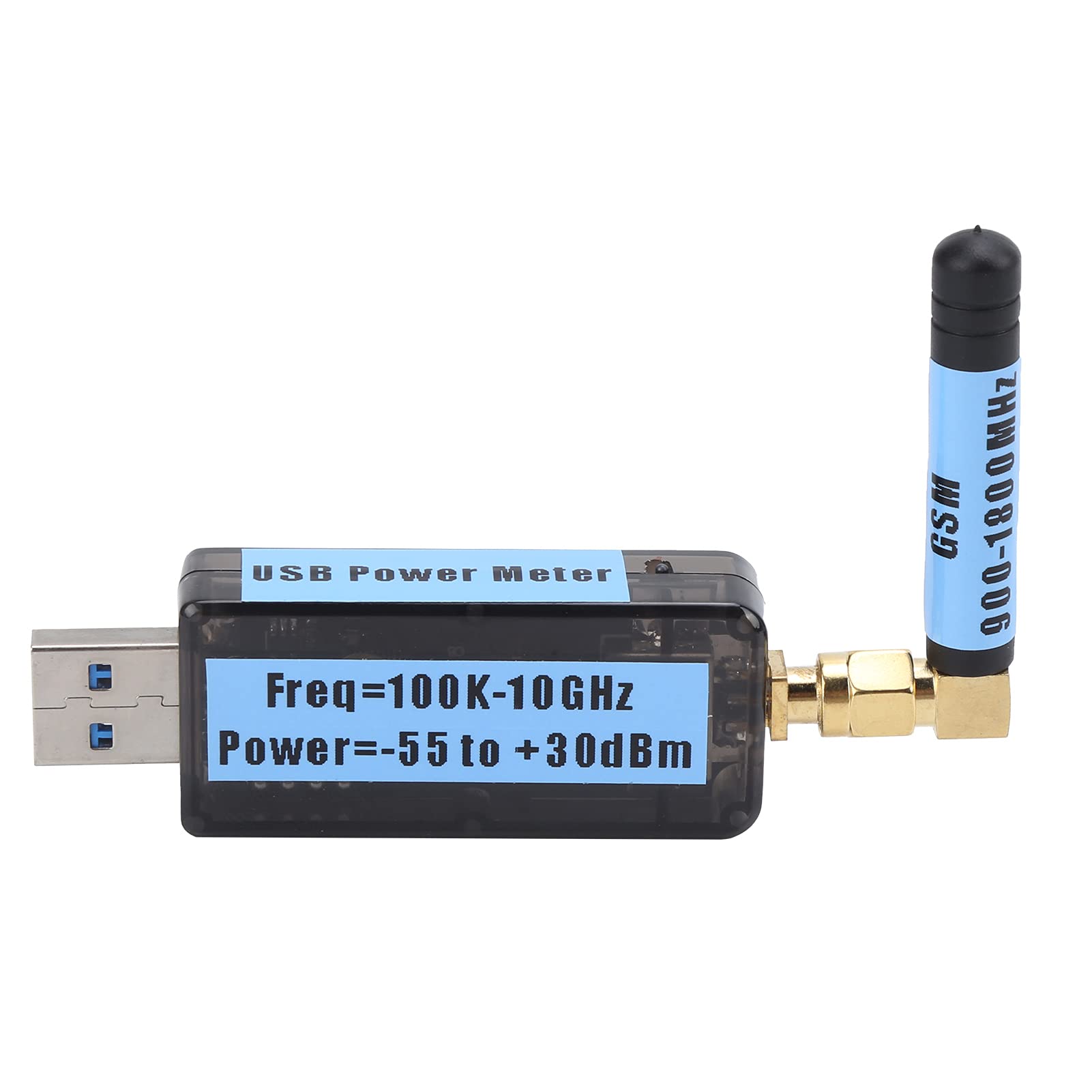 FLEXMAN USB RF Tester, Radio Frequency Power Meter with 4Pcs Antenna for Radio Frequency Instrument Calibration, Radio Frequency Equipment Test and Measurement