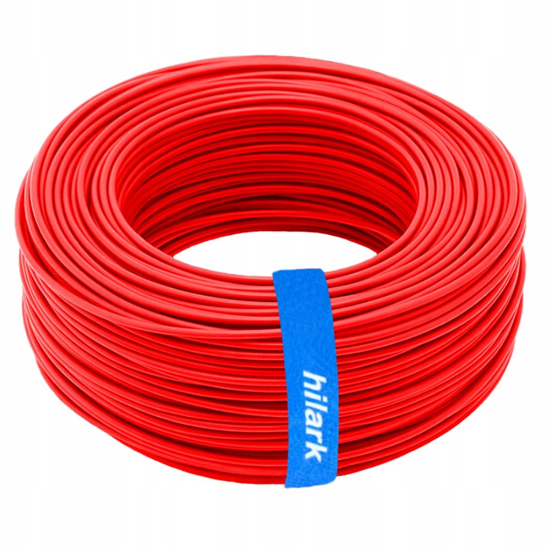 Hilark Cable Tech Câble d'installation 1x4mm² H07V-K LgY fil toronné classe 5 rouge 100m
