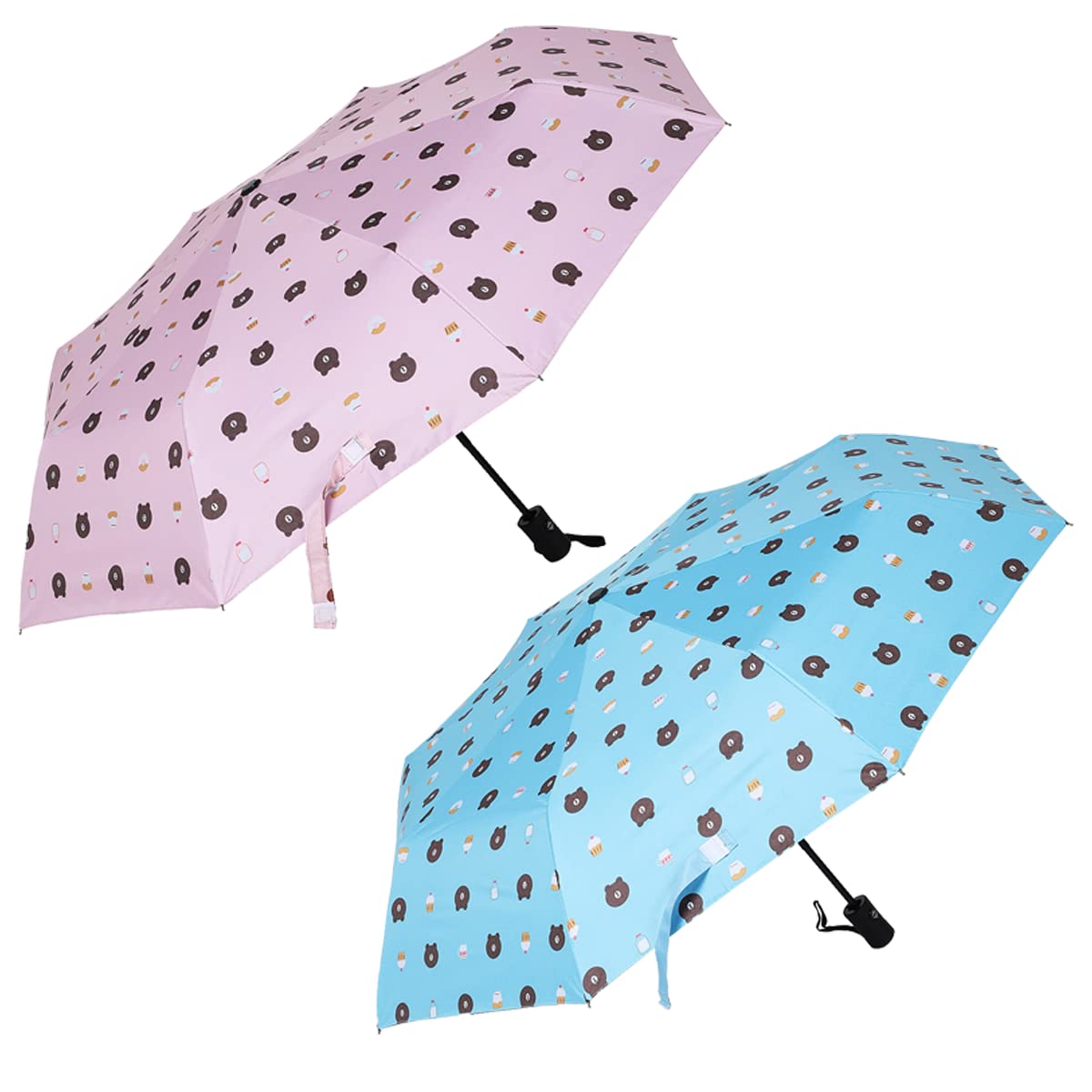 kekemi 3 Fold Manual Sun & Rain Umbrella for Men & Women (Pack of 2)-picture-10
