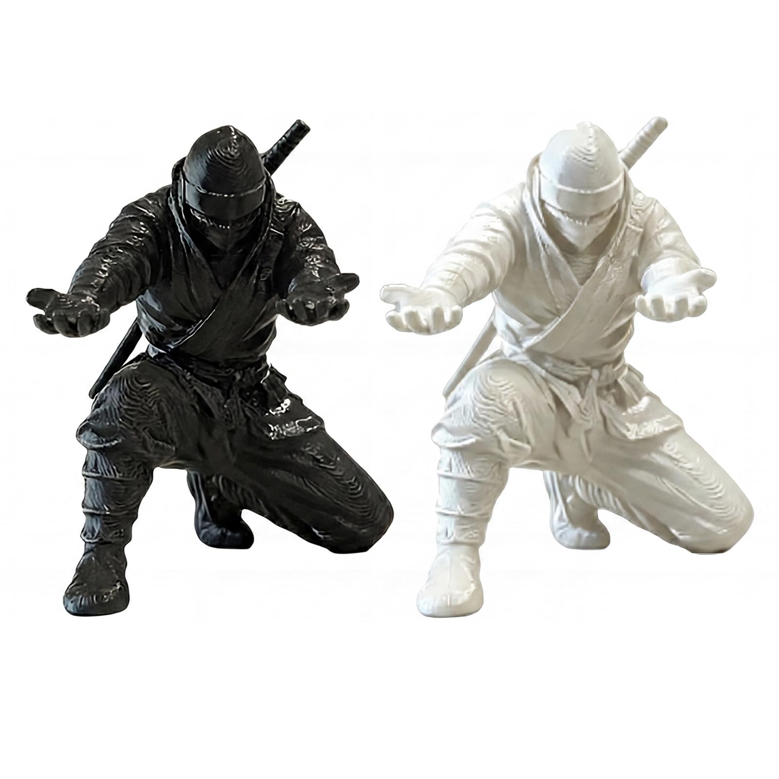 Introti Creative Fun Desktop Decor 3D Printed Ninja Pen Holder Desk Organizer Desk Pen Stand Organizer for Office Home Decor