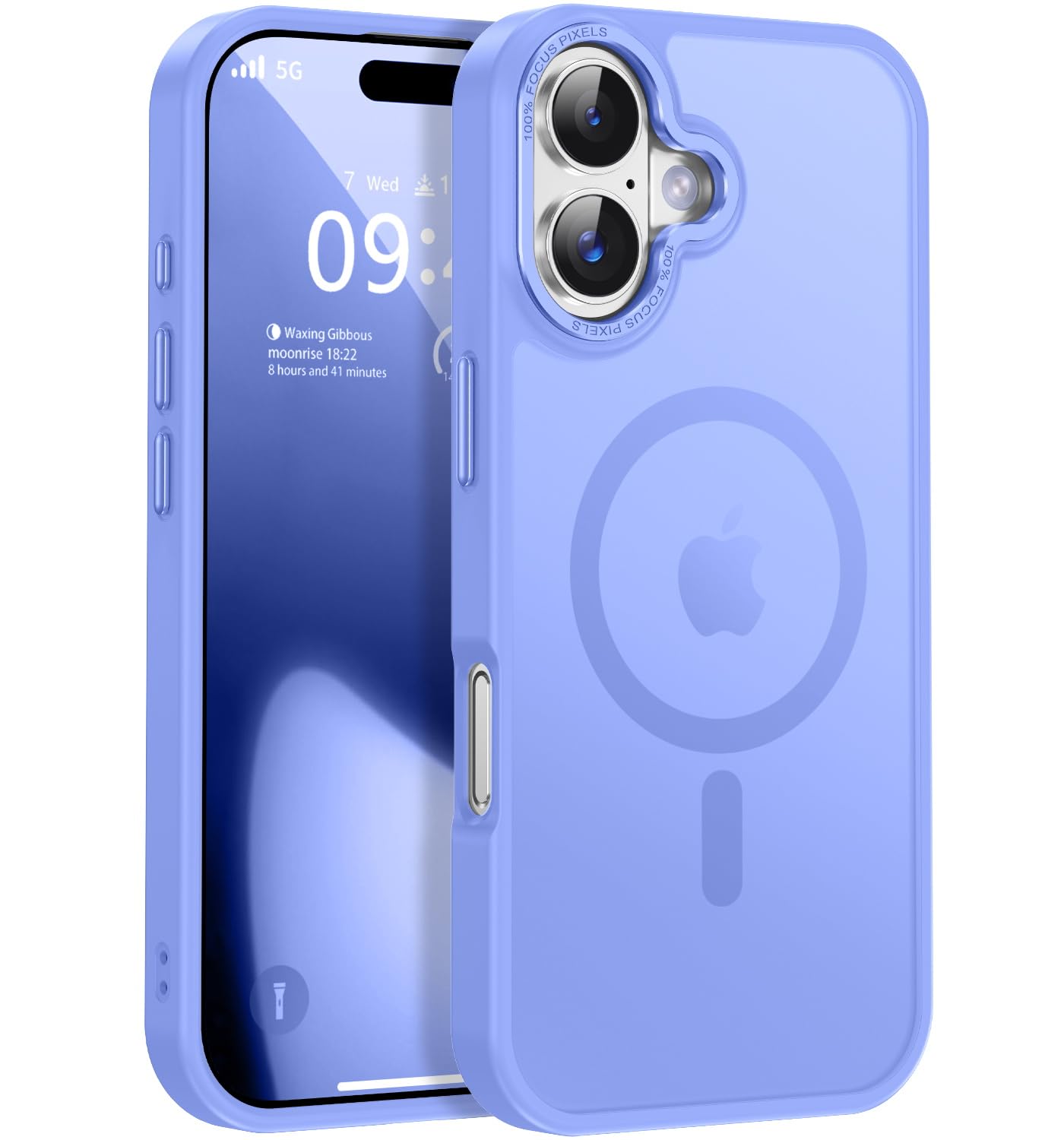 Newfuture Strong Magnetic Compatible with iPhone 17 Pro Case [13 FT Military Drop Protection] [Compatible with Magsafe] Slim Translucent Matte Shockproof with Anti-Fingerprint Phone Case, Tender Pink — view 135