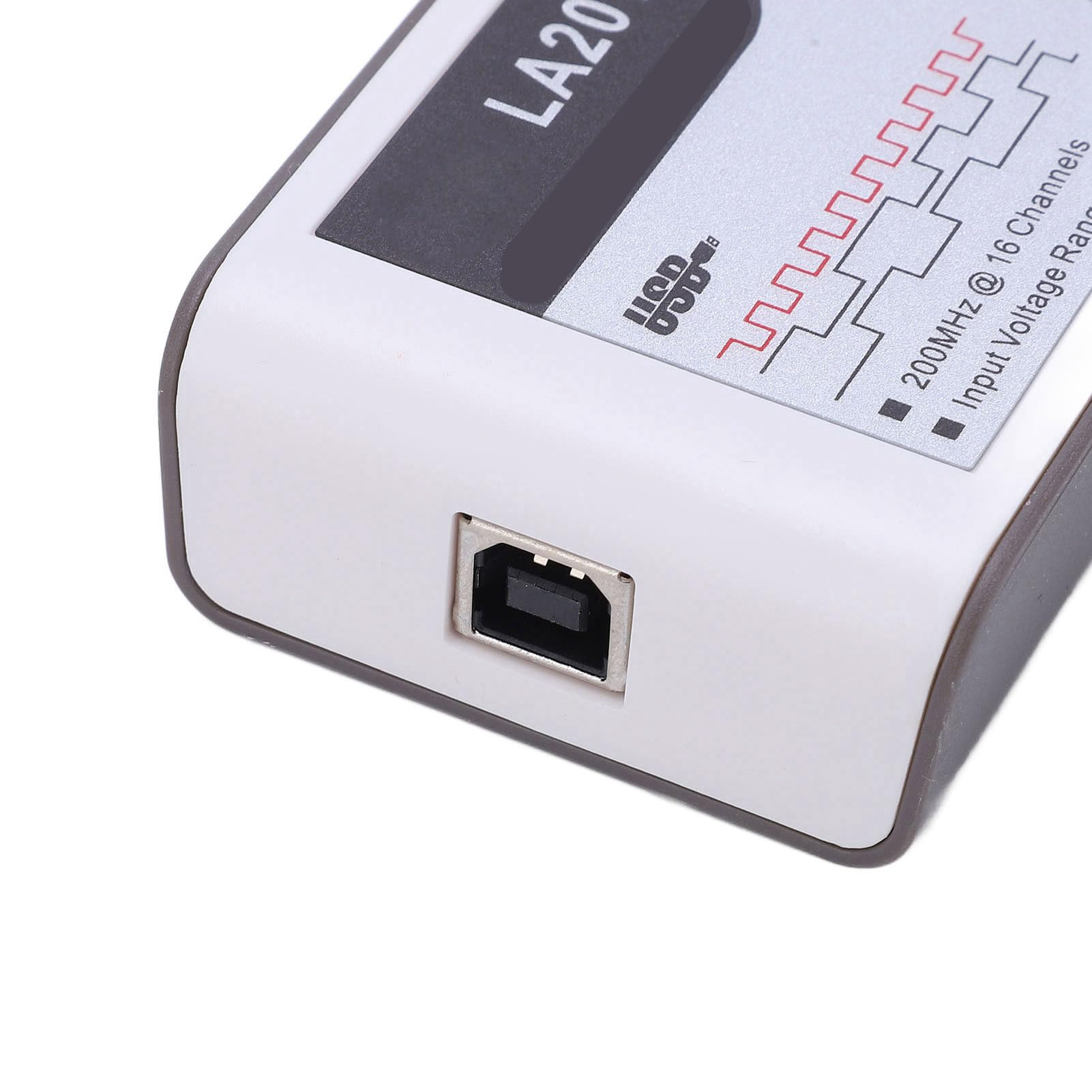 Analizador Lógico USB de 16 Canales 200 MS/s con Exportación de Datos de Forma de Onda para ARM FPGA MCU Debug Compatible