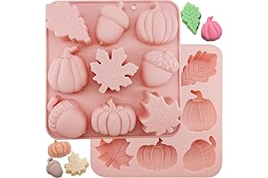 3D Pumpkin Silicone Molds Fall Thanksgiving Candy Baking Tray Molds