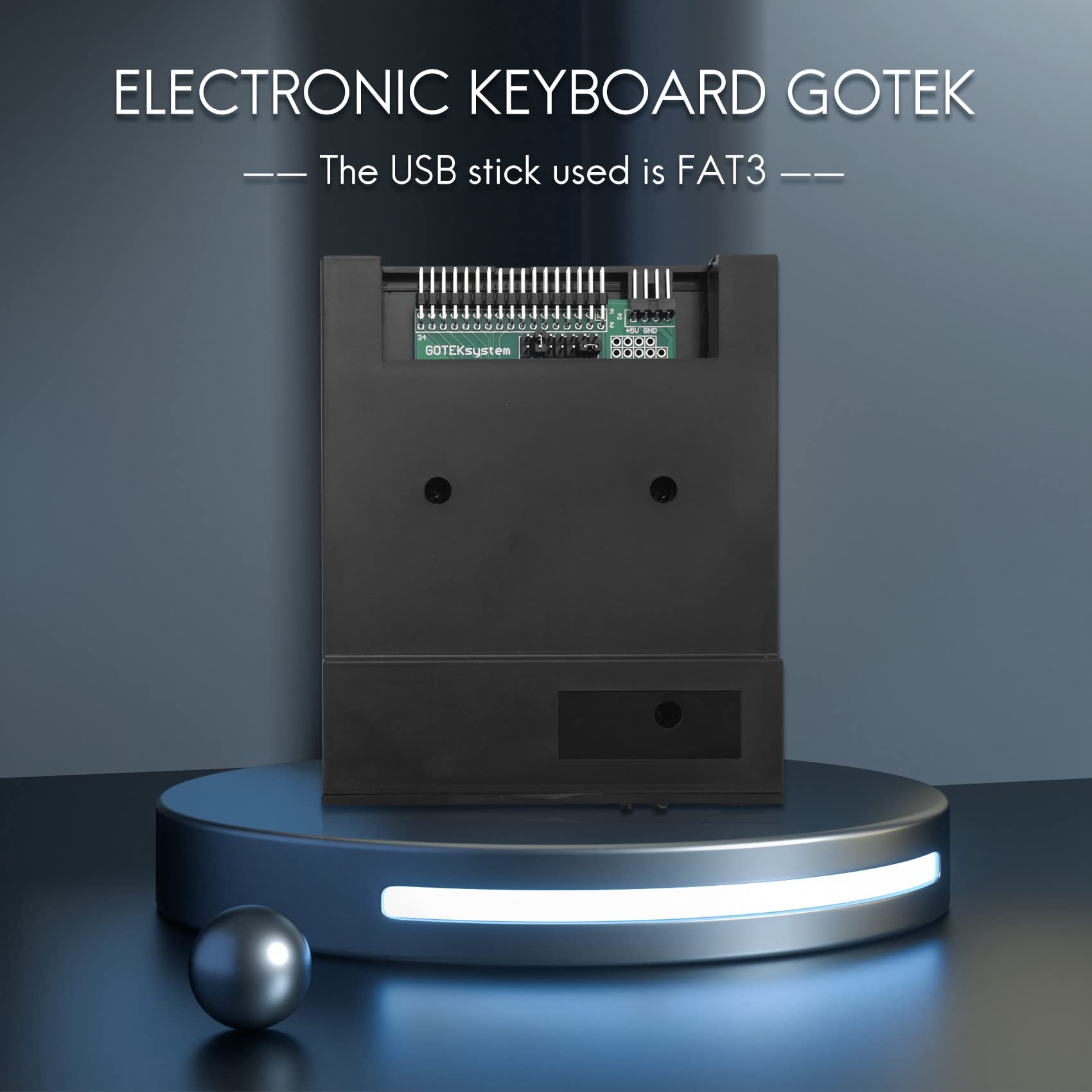 SFR1M44-U100K Nero 3.5 Pollici 1.44 MB USB SSD EMulatore di Disco Floppy per KORG Tastiera Elettronica GOTEK