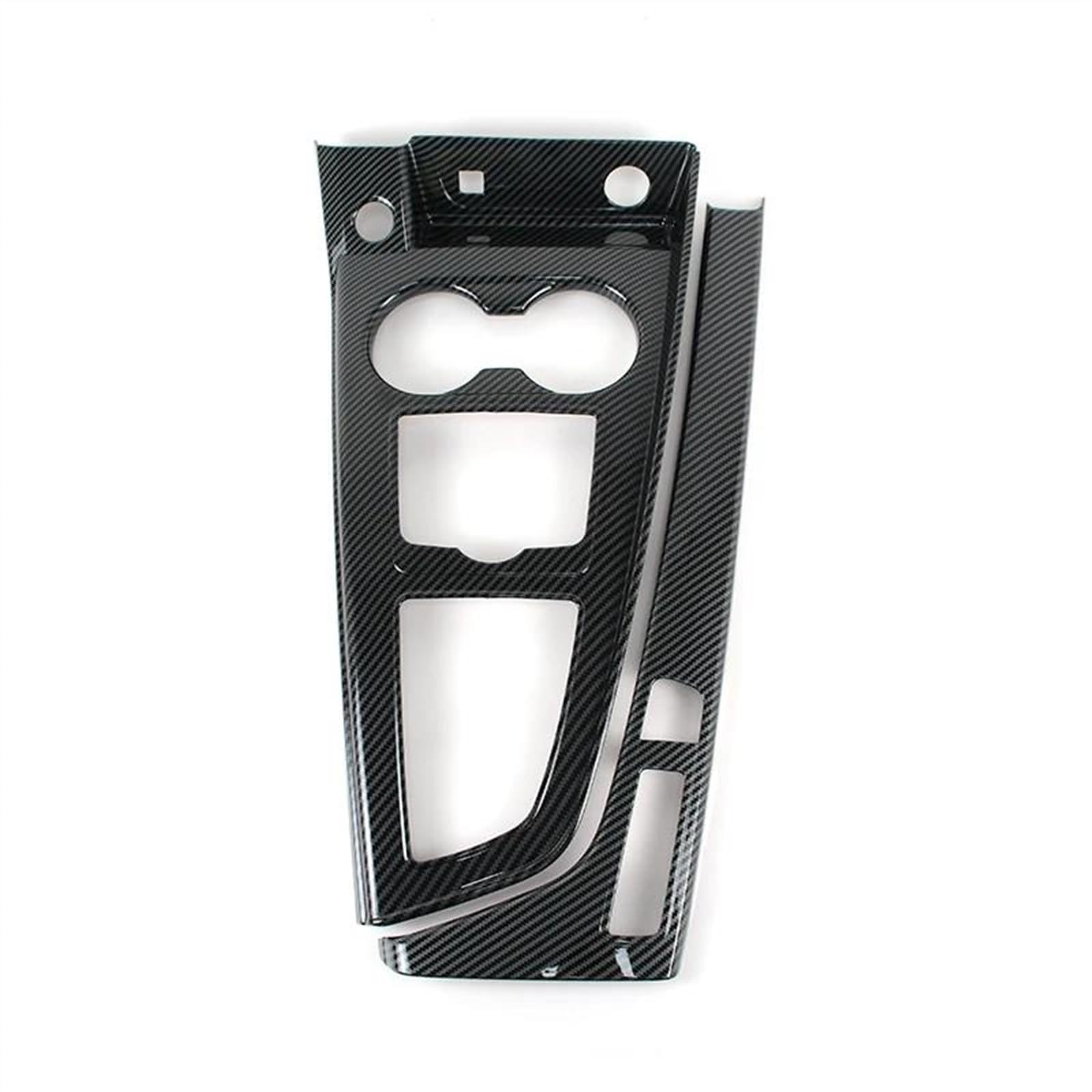 Qibbei C Arbon Fiber Olor Ar Enter Onsole Gear Shift Frame Decoration Over Trim For Audi A4 B9 A5 2017-2021 Lhd Stickers(C)