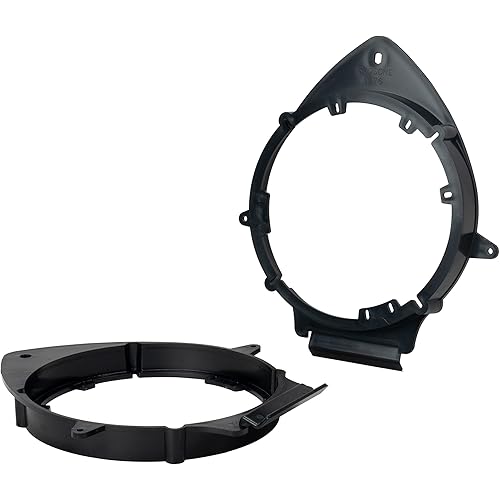 Scosche Select 2005 to 2020 Buick, Cadillac, Chevrolet, GMC, Hummer, Pontiac and Saturn Vehicles 6.5” - 6.75” Speaker Adapters for (1 Pair) SAGMHR634