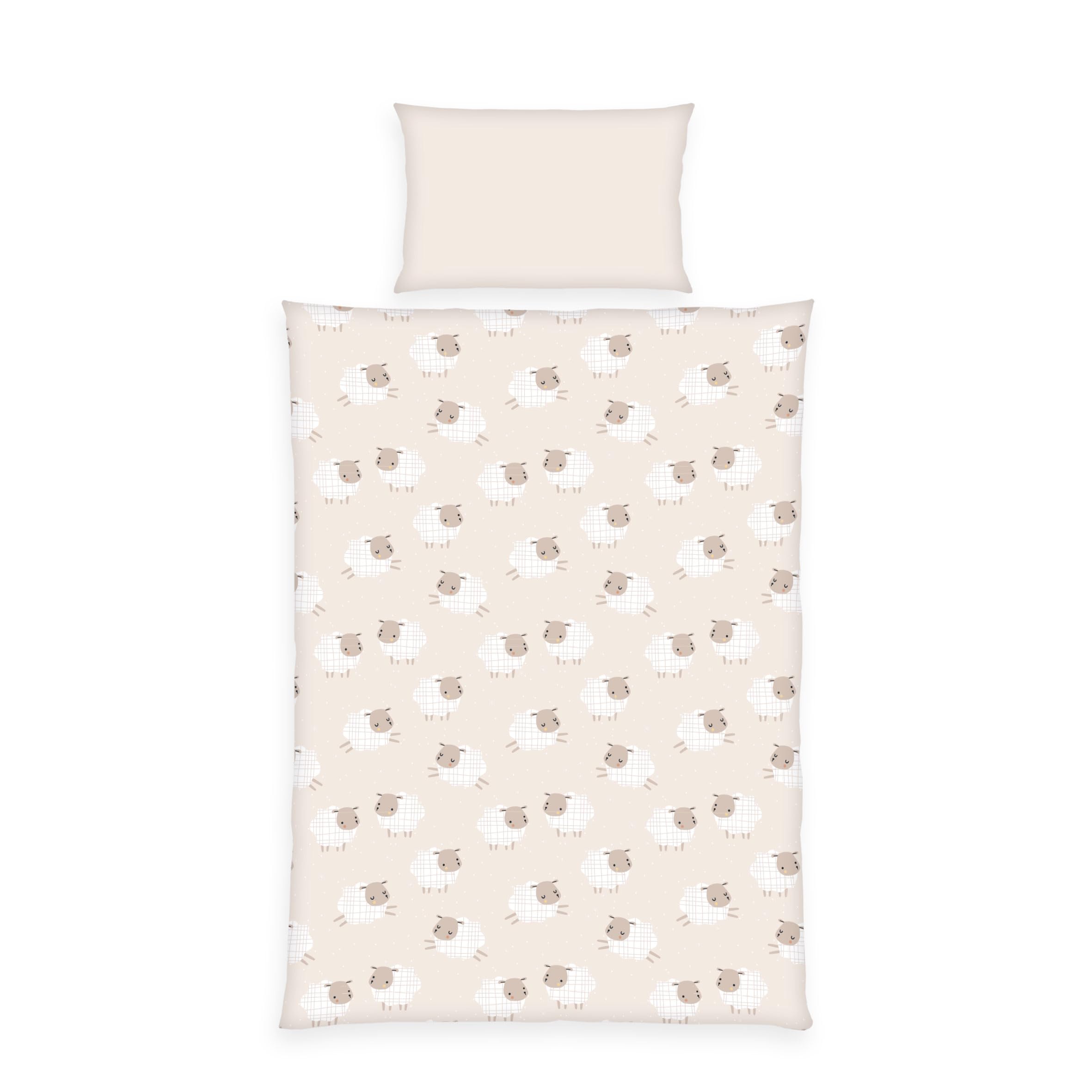 Linge de lit en flanelle mouton Herding babybest pour réchauffer le berceau de bébé