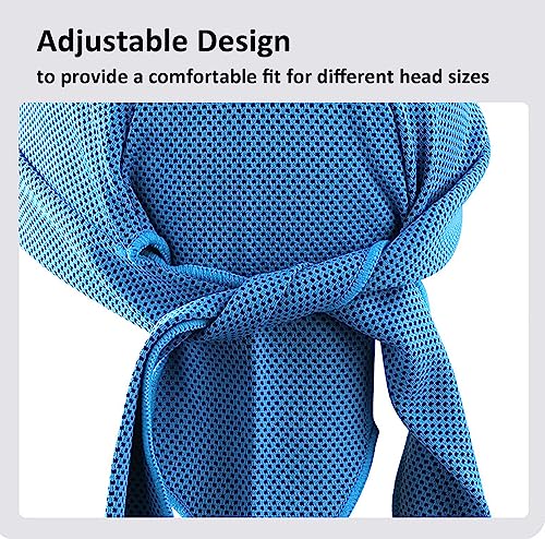 Image of Sweat Wicking Durags Cooling Doo Rags Breathable Helmet Liner Cycling Caps for Men and Women
