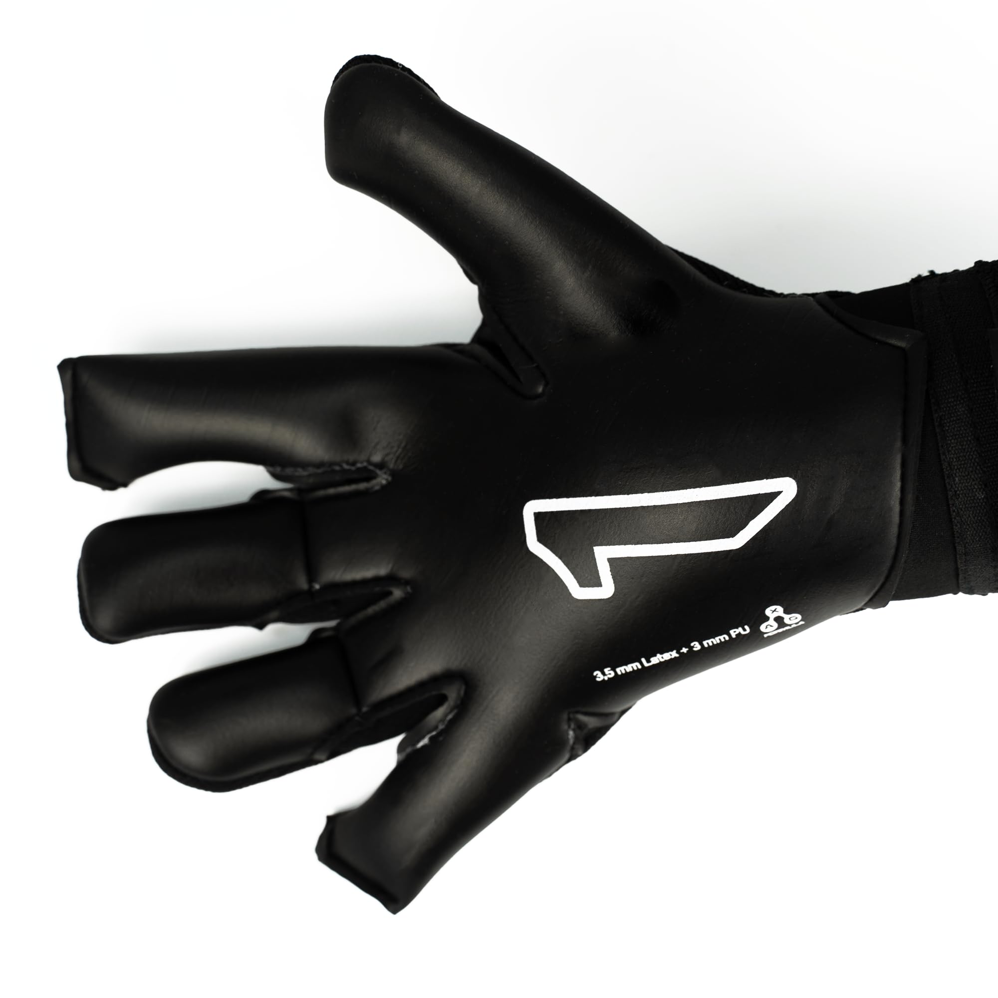 Rinat Gants de Gardien de But Aries X Pro pour Adulte, Noir, Taille 8