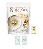KULOSORY (20+2) CJ 1 Minute Sagol Ring Stocks 4g x 20 Tablets With Anchovy Stocks 2 Tablets/Korean Traditional Soup Base/Coin Stock 사골육수