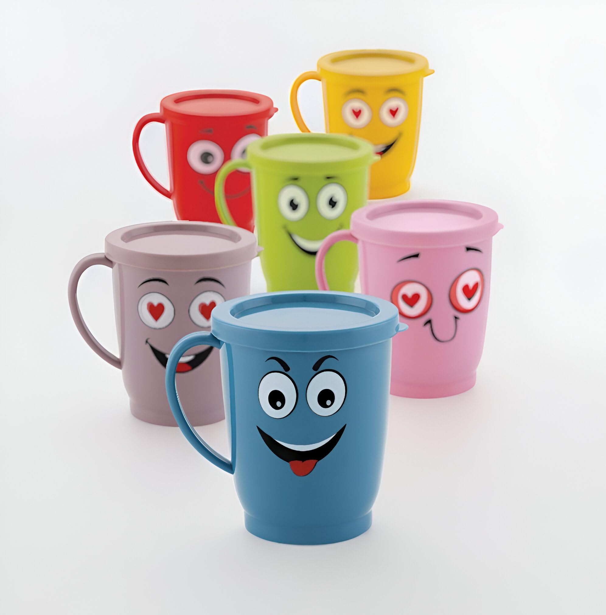 Lapaz Stainless Steel Drinking Cup/Mug for Kids Emoji Design 250 ml, Pack of 6 for Brother, Birthday Gift, Coffee Mug with Lid (B0D9LXVVB3) Amazon Price History, Amazon Price Tracker