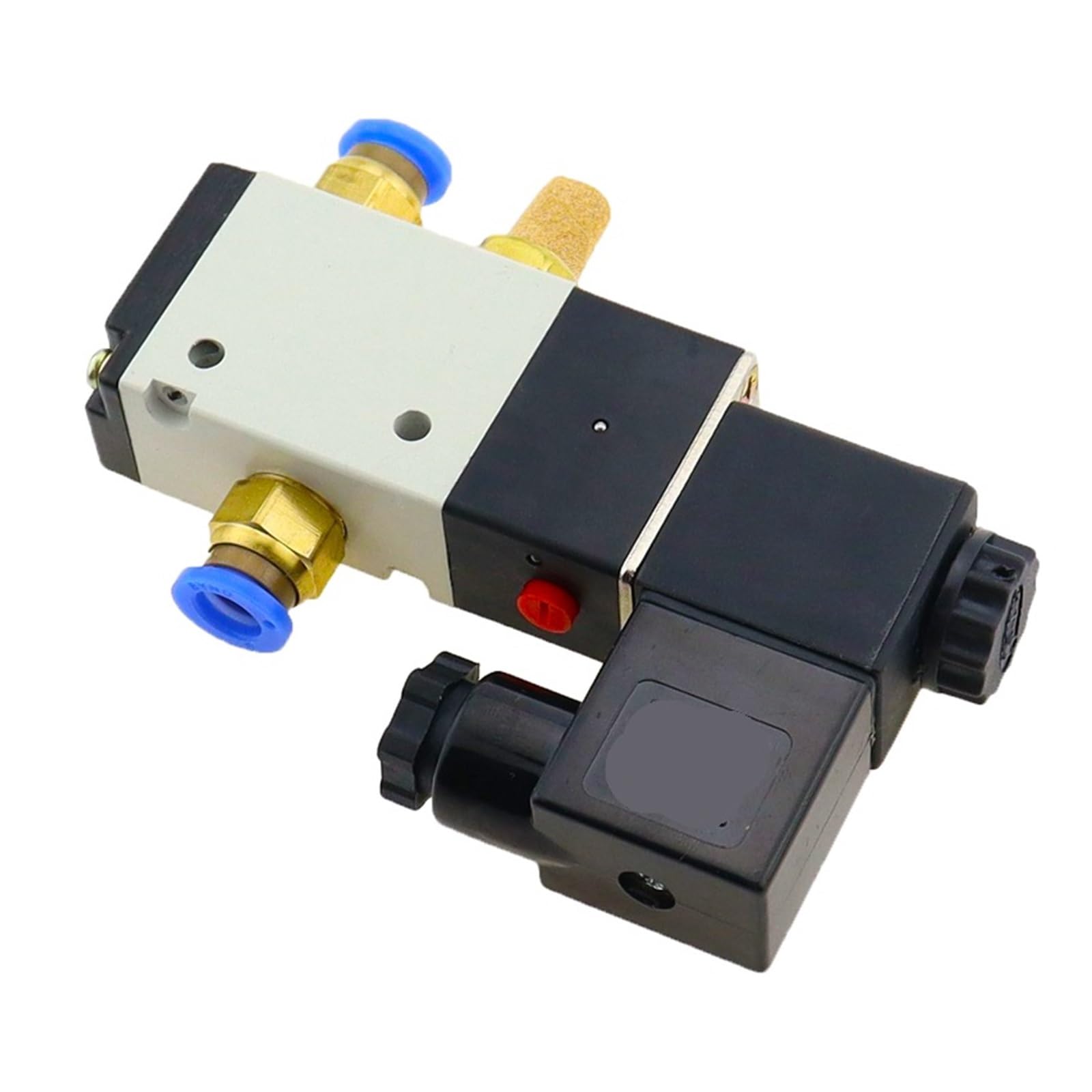 3V210-08 2-pozycyjny 3-portowy 0,6 cm pneumatyczny zawór sterujący zawory elektromagnetyczne DC 12 V 24 V AC 110 V 220 V (3V210-08 w 4 mm, AC220V)