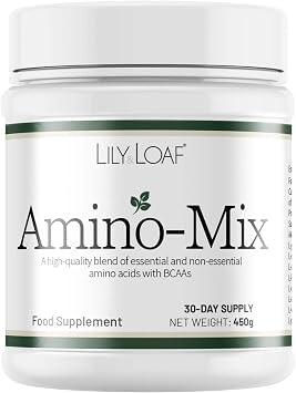 Lily & Loaf Amino-Mix Amino Acid Powder   Vegan Amino Blend with BCAAs & L-Glutamine, 450g, 30 Servings