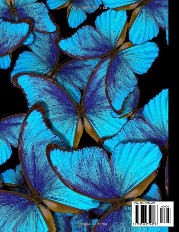 Miniatura 2 de Kelly Findlay Butterfly Album Large Photo Album with Writing Space Memo, 120 Pages, Size 8.5" x 11"