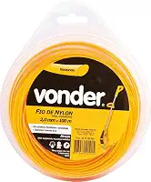 Vonder, Fio De Nylon, 2,0 Mm X 100 M, Redondo.