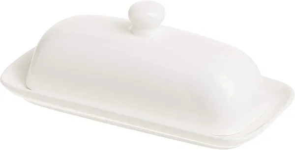 Norpro Porcelain Butter Dish with Lid