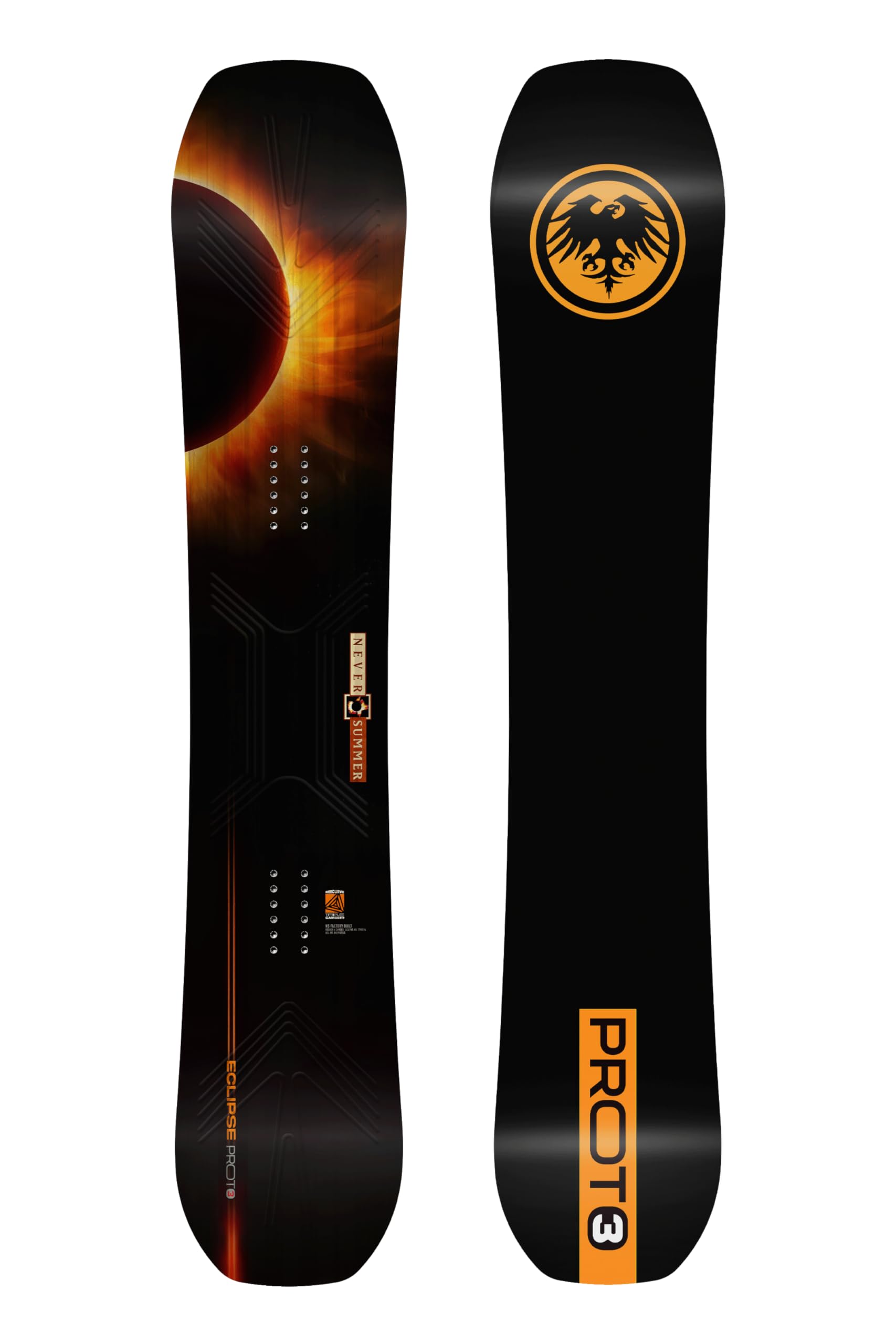 Never Summer Proto T3 Eclipse Triple Camber Recurve Men's All-Mountain Snowboard