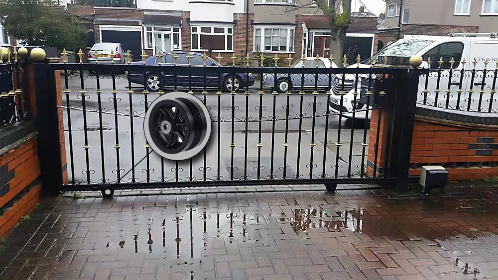 Ruote In Ghisa Da 15,2 X 5,1 Cm, Cuscinetto A Rulli, Foro Da 1/2", Set Di 4 Ruote Resistenti Con Capacità Di 2,177 Kg (confezione Da 4 - Foto 8