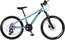 Bicicleta Rino Everest Aro 24, Freio a Disco Hidráulico, 21 Marchas, Câmbios Shiman TY-300 Catraca Mega Range