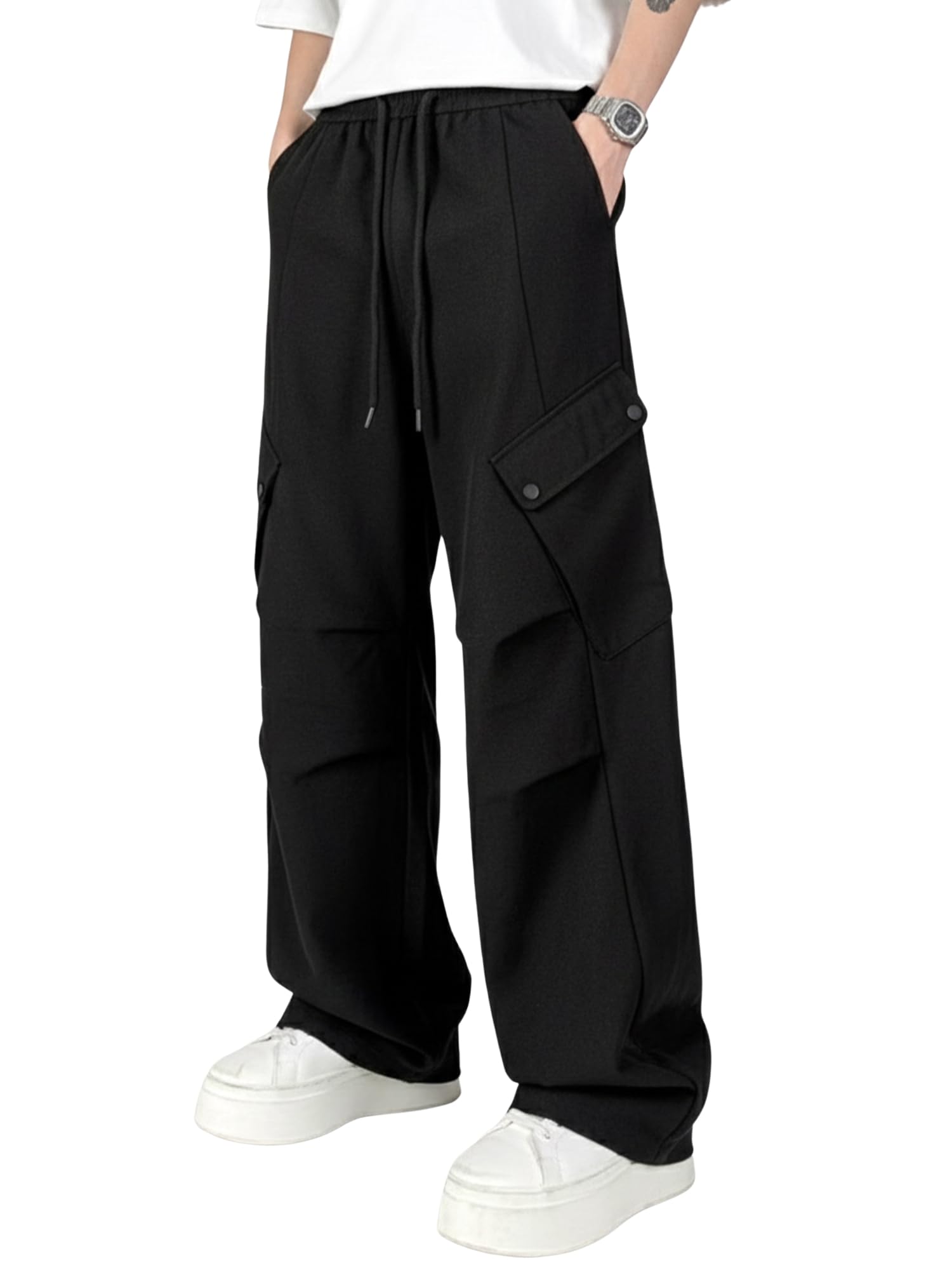 jump cuts || Solid || Polyester || Cargo Pant-picture-17