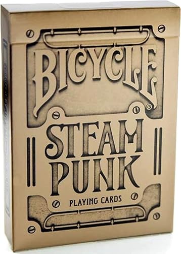 Cartas de juego de bicicletas Steampunk - Oro