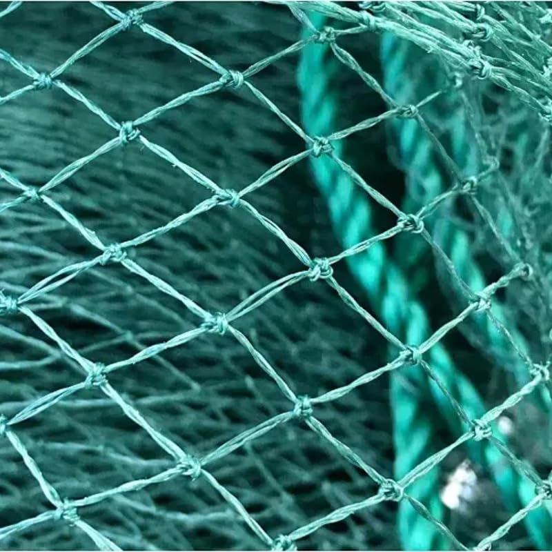 Rete Di Branchie 5m-50m 3 Dita Maglia Monofilamento Branchie Pesca Rete Con Galleggiante Trappola For Pesci Nylon Pesca Rete Accessori Strumenti Rete Da Pesca Galleggiante(50m long 5m height)