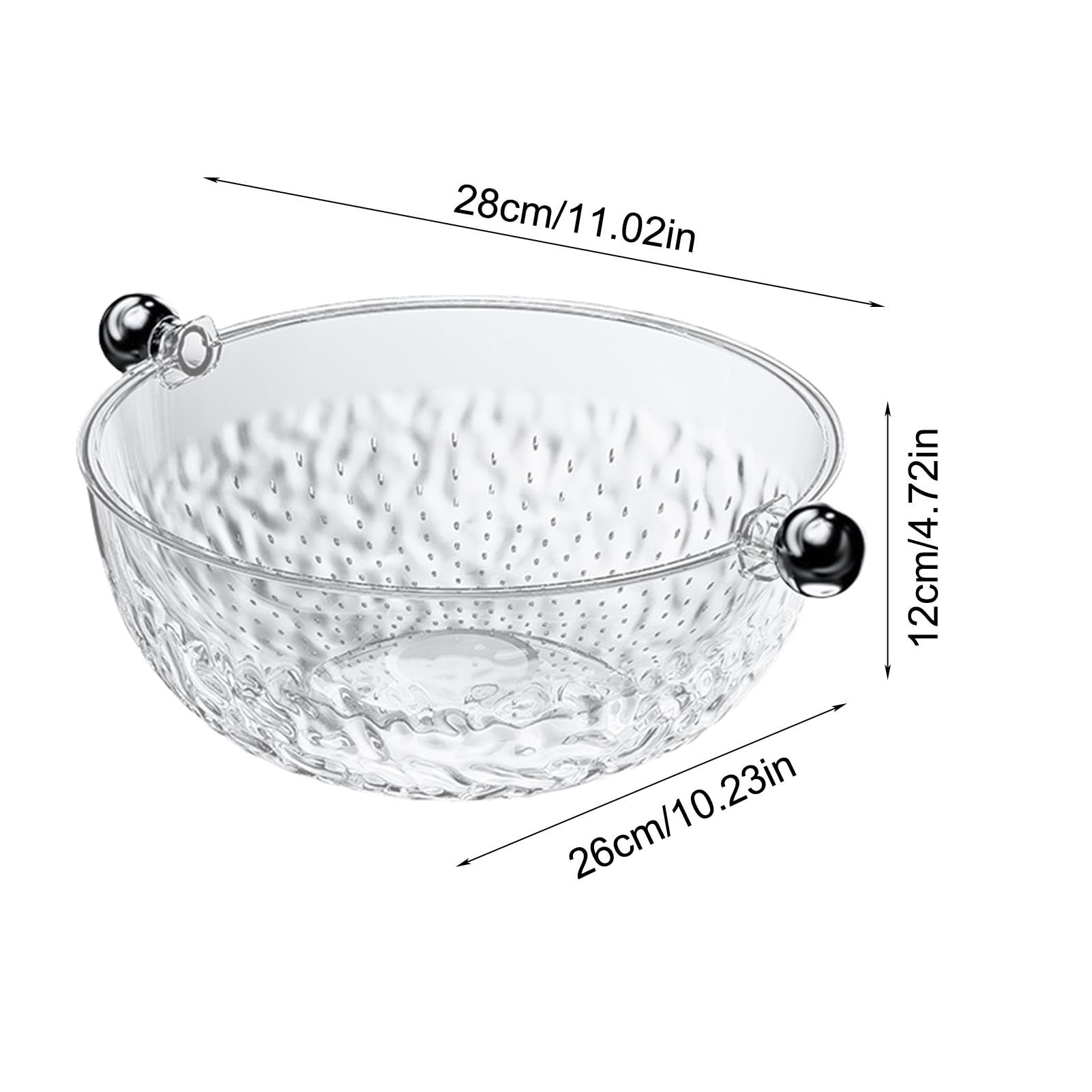 Obstsieb Mit Schüssel - Schnellwascher Für Erdbeeren, Tomaten & Beeren
