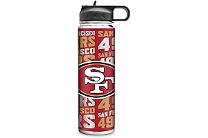 Rico Industries 49ers Water Bottle: Stainless Steel Tumbler for All Occasions