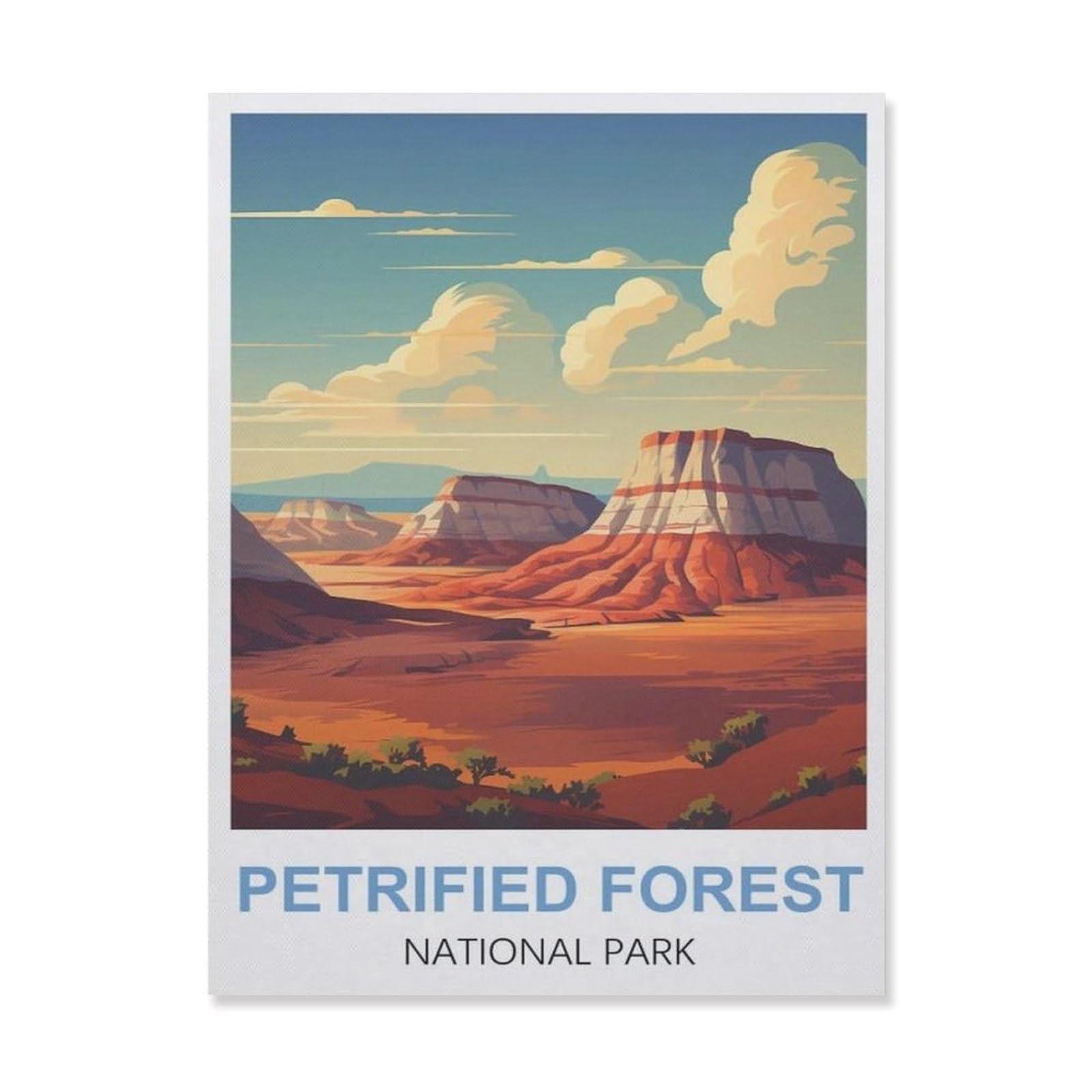 Metal Signs，Petrified Forest National Park(20x30cm）