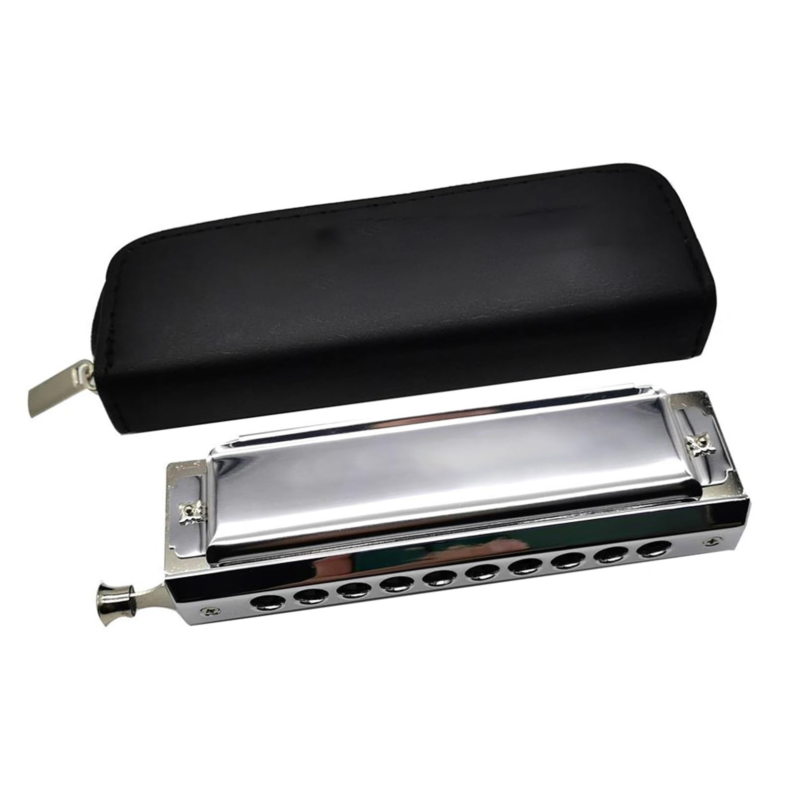 Diatonische Mundharmonikas Silbernes chromatisches Mundharmonika Holzblasinstrument