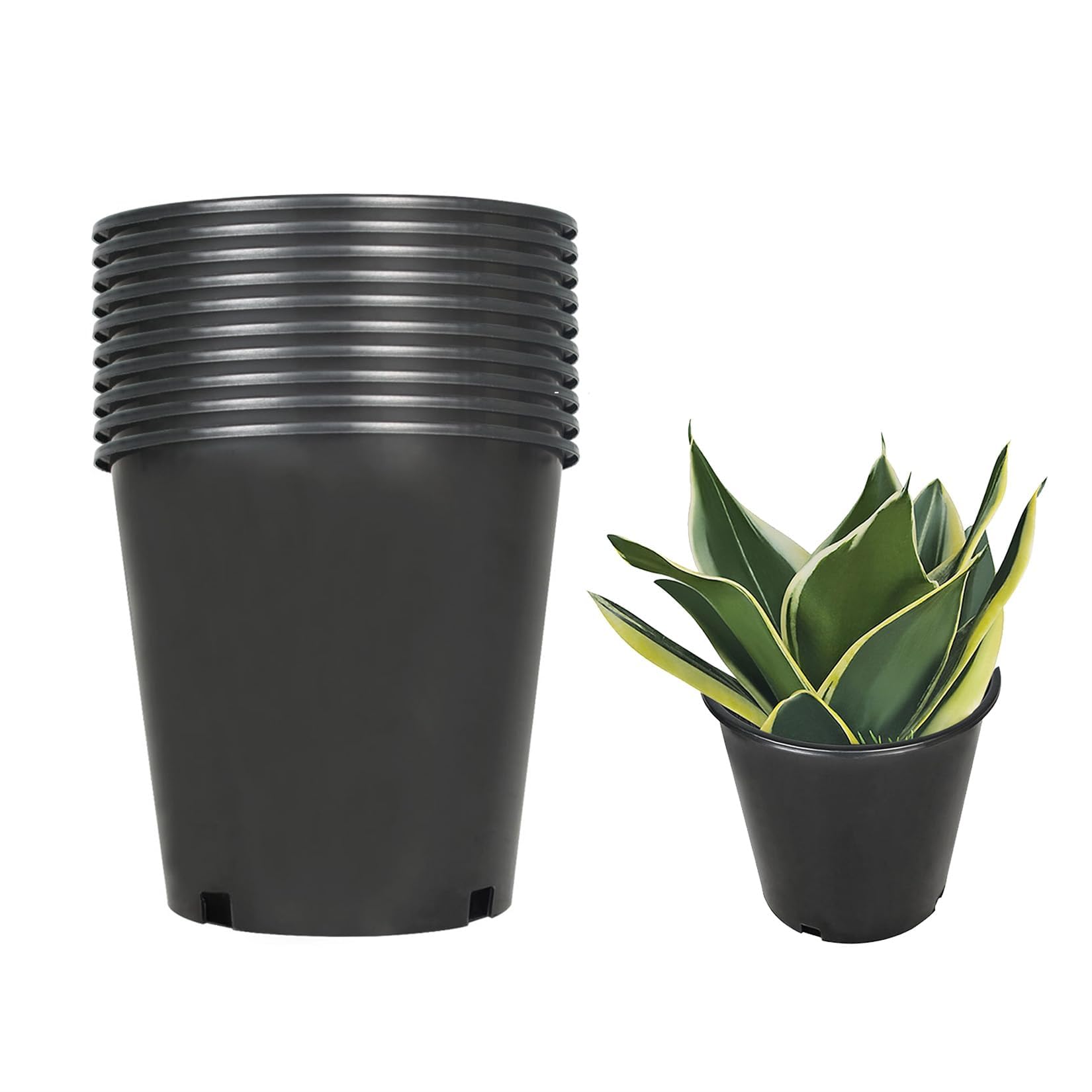 Amazon.com : findmall 10 Pack 2 Gallon Nursery Pots 2 Gallon
