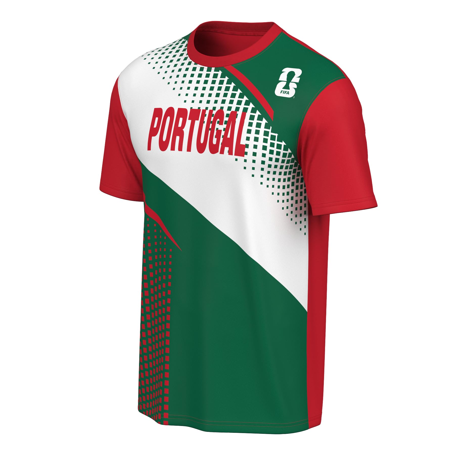 Outerstuff Men's Mens Short Sleeve Country Team Crewneck Top, Portugal, Large
