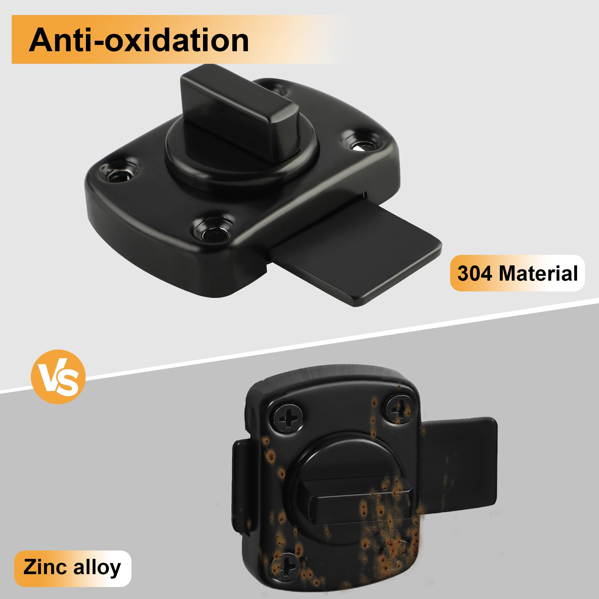 Snapklik.com : Gate Latch Slide Bolt Latches Lock,Medium Size Safety ...