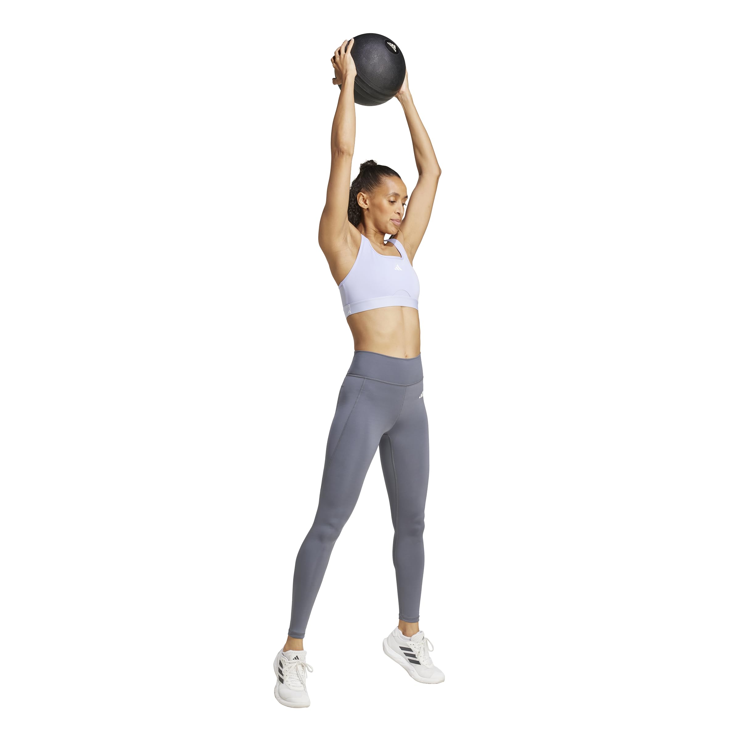 adidas Optime Essentials Stash Pocket Full-length Training Leggings - Leginsy Kobiety