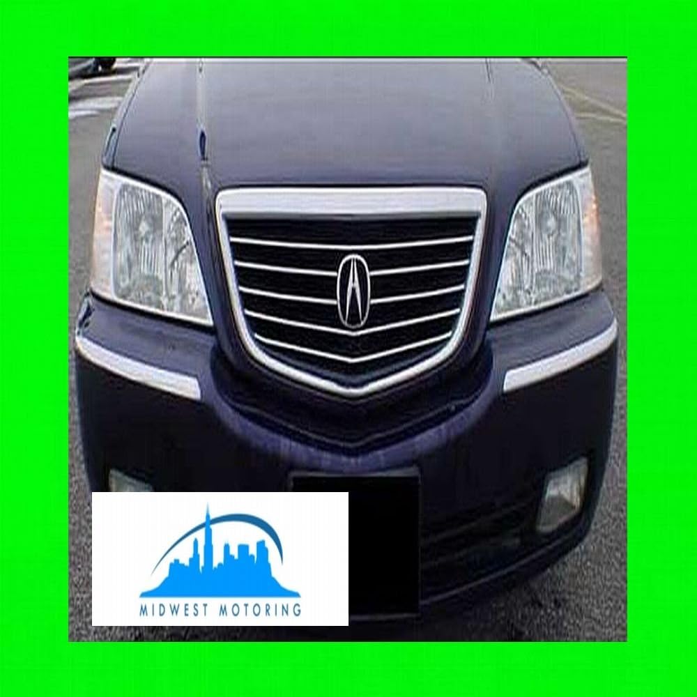 Compatible With ACURA RL 1999-2004 CHROME TRIM Compatible With GRILLE GRILL 2000 2001 2002 2003 99 00 01 02 03 04