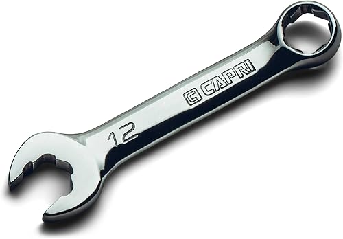 Capri Tools Llave combinada WaveDrive Pro de 0.472 in para tornillos regulares y redondeados