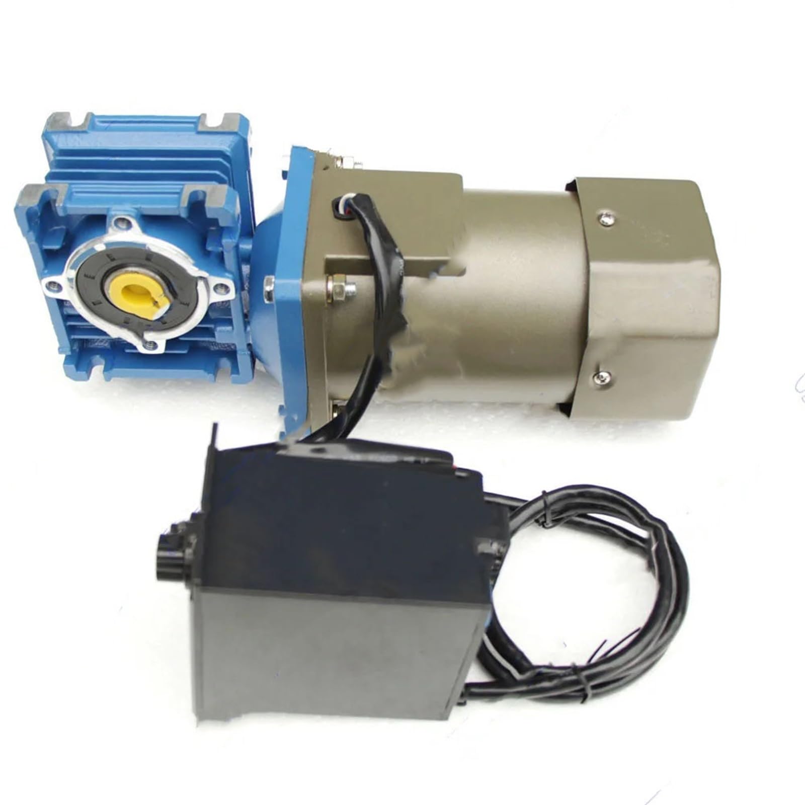 Reduktor jednofazowy przekładnia ślimakowa 0,12 kW, 110 V AC, 120 W GW120, rama 90x90mm, regulowany silnik z regulatorem prędkości CW CCW, 1 sztuka wkrętaki elektryczne (17 obr./min)