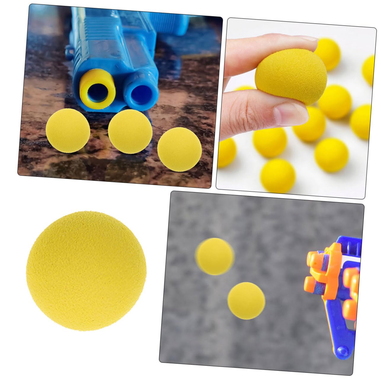 48 palline in schiuma, morbide palline di avviamento per giochi di feste, per interni ed esterni, palline di ricambio per compleanni dei bambini, palline giocattolo